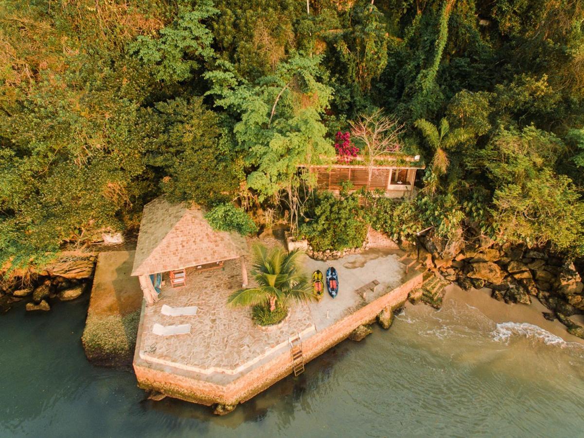 Refugio Na Frente Do Mar Em Ilha De Araujo Villa Parati Exterior foto