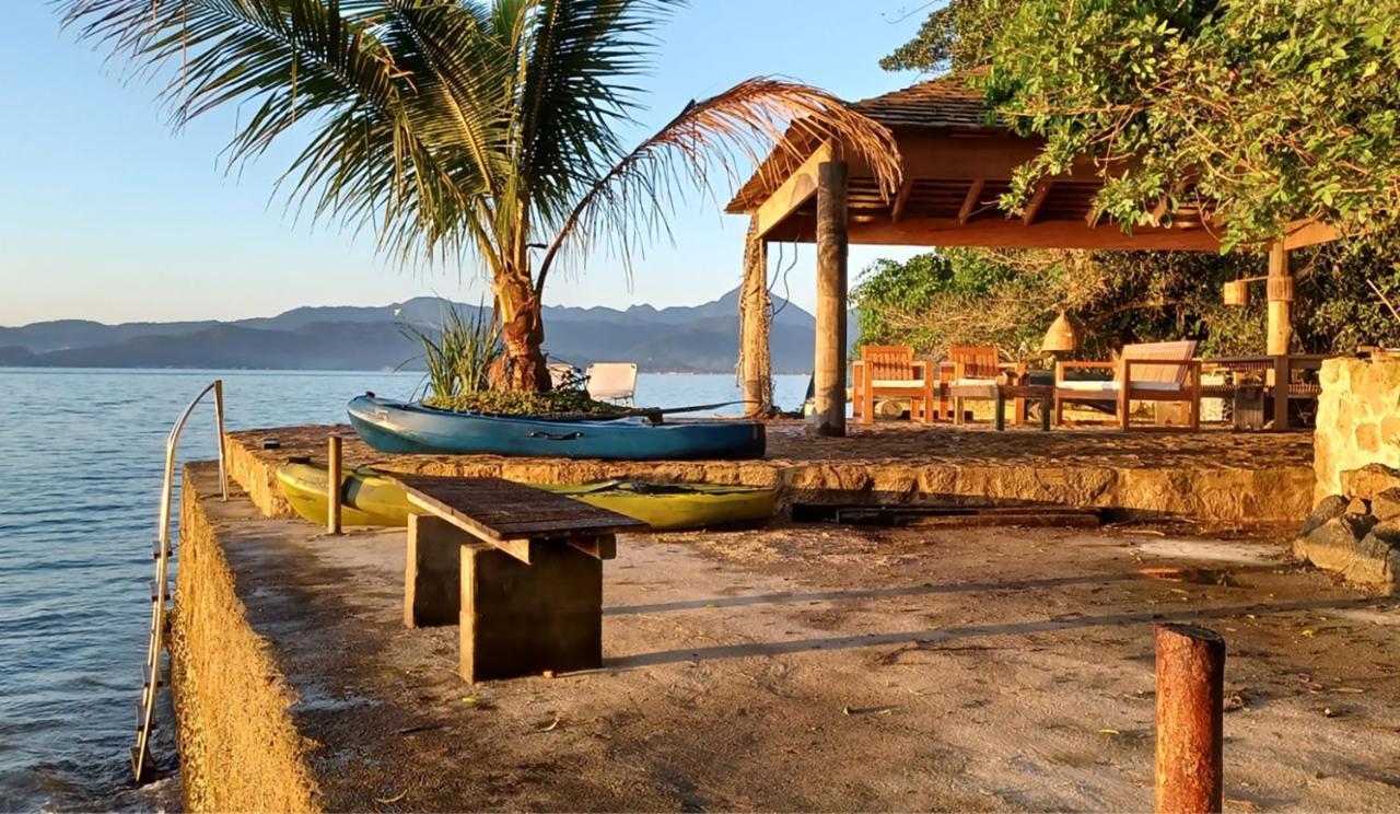 Refugio Na Frente Do Mar Em Ilha De Araujo Villa Parati Exterior foto
